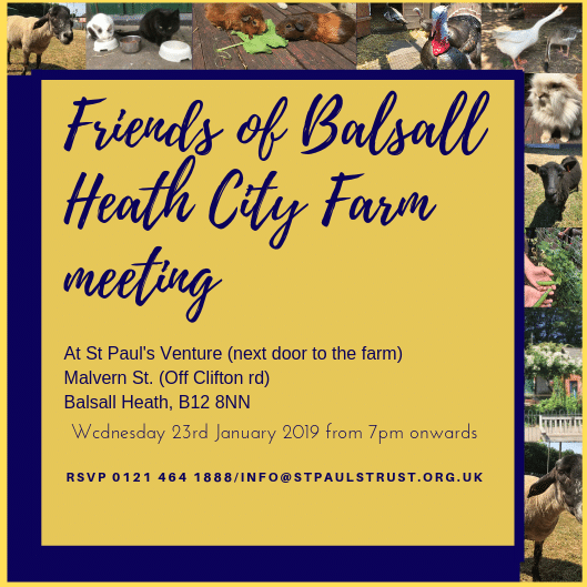 Friends of Balsall Heath Farm Leaflet 1