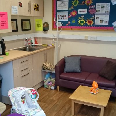 Breast Feeding area in Parents Room at St Paul's Children Centre